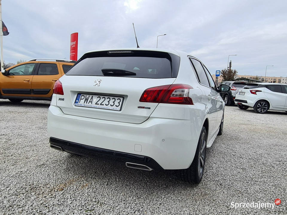 Peugeot 308 GTLine Navi 2xPDC Full Led Półskóry Zarejestrowany w Polsce Wągrowiec