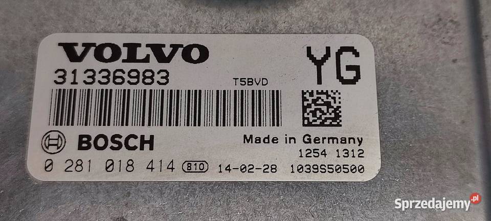 VOLVO XC60 KOMPUTER SILNIKA 24D 31336983
