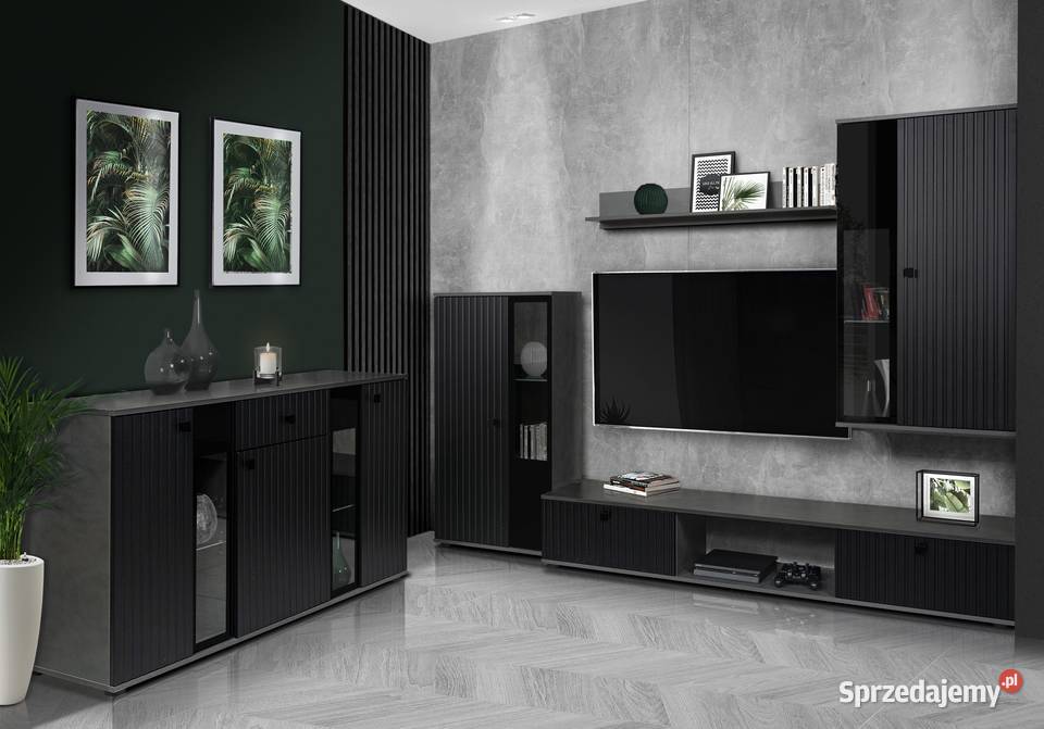 Meblościanka komoda Salsa MDF Lamel Do salonu Kutno