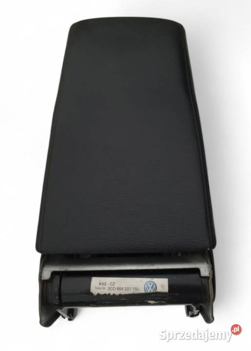 PODŁOKIETNIK CZARNY SKÓRZANY VOLKSWAGEN PASSAT Działoszyce
