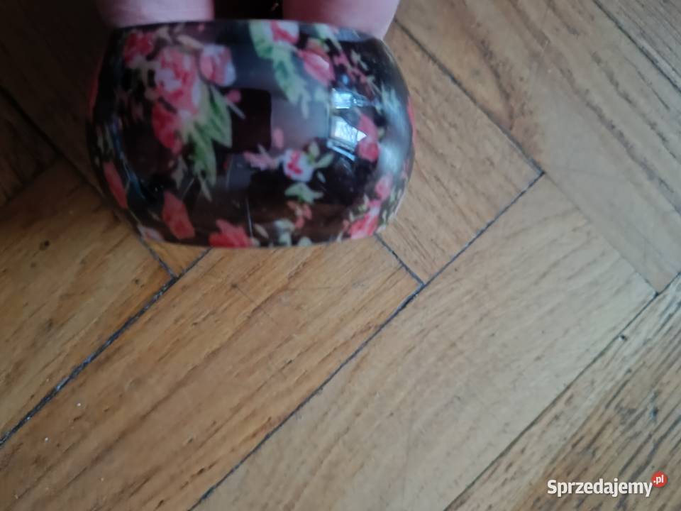 Bransoletka kolorowa w kwiaty pomorskie Gdańsk sprzedam