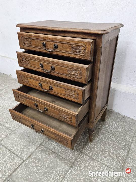 Komoda ludwikowska z szufladami Francja Dom i Ogród Nowy Sącz