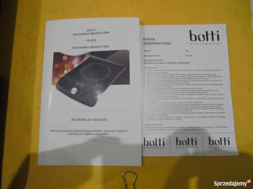 Kuchenka indukcyjna Botti Adele Nieużywana Katowice