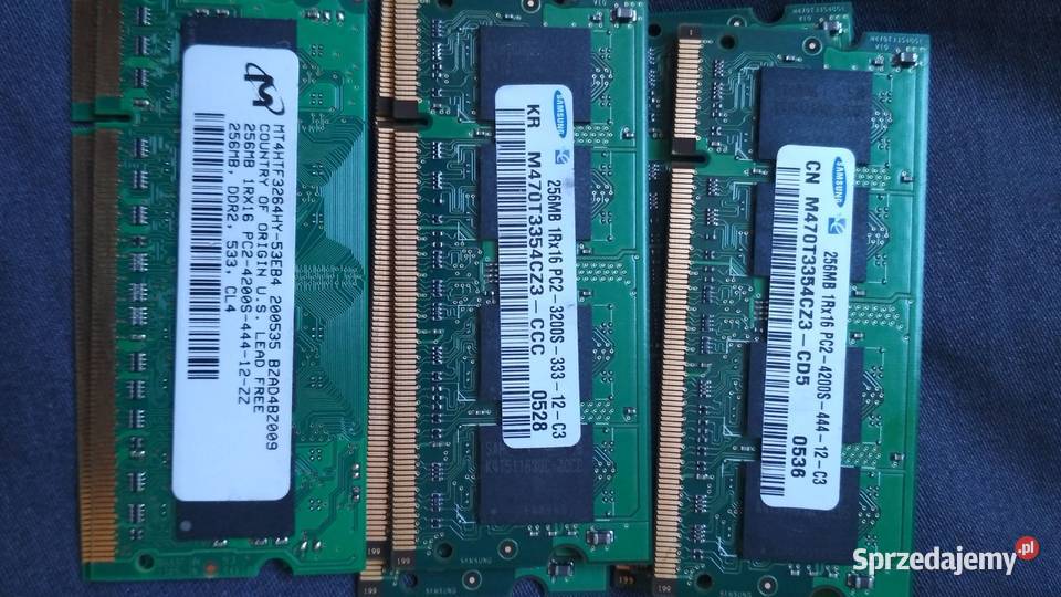 Pamięć laptop DDR2 różne wielkości i prędkości Komputery i Akcesoria Wieliczka