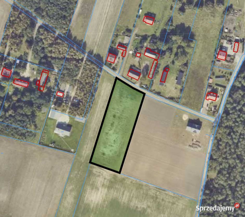 Działka pod budowę o powierzchni 4980 ara wielkopolskie Drążeń sprzedam