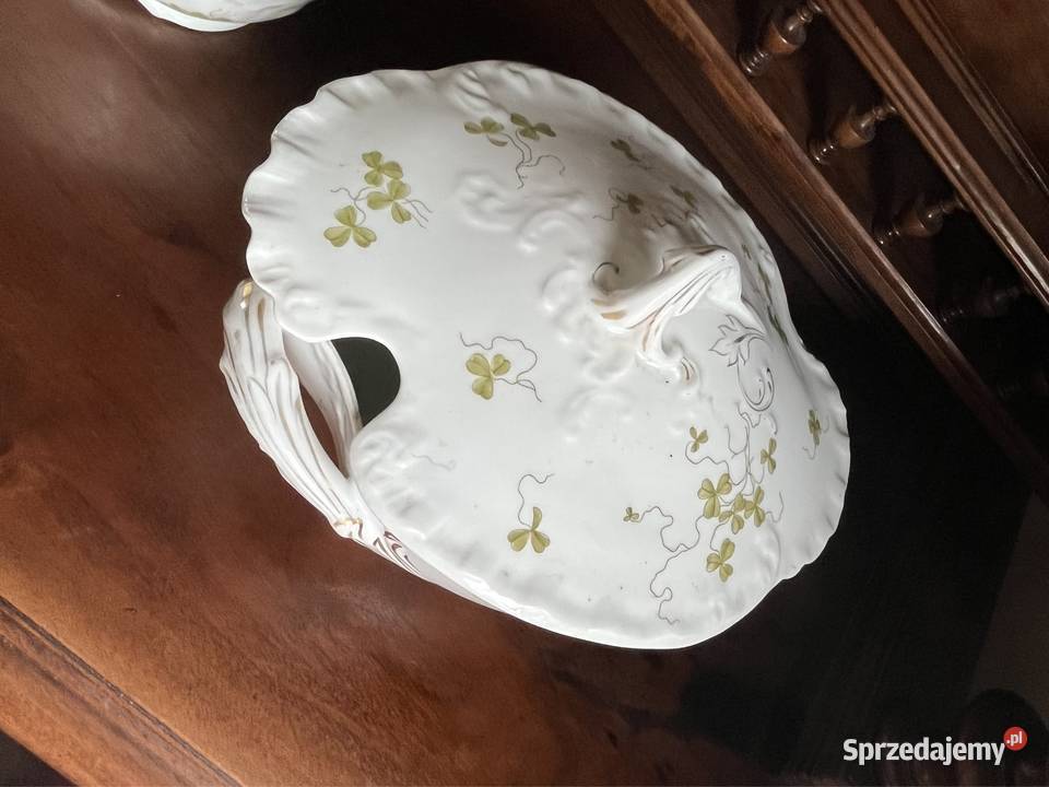 Waza wielka pokrywka PP Porsgrund Norge Secesja Gdańsk