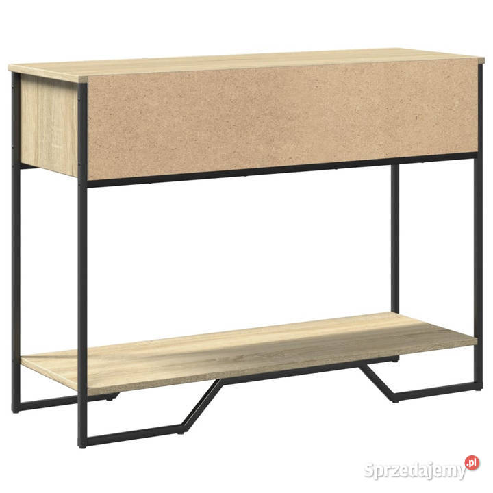 Stolik konsolowy dąb sonoma 100x35x745 WM848530 Warszawa