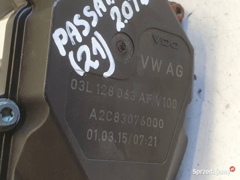 PRZEPUSTNICA VW Passat B6 20 TDI 03L128063AF osobowe sprzedam
