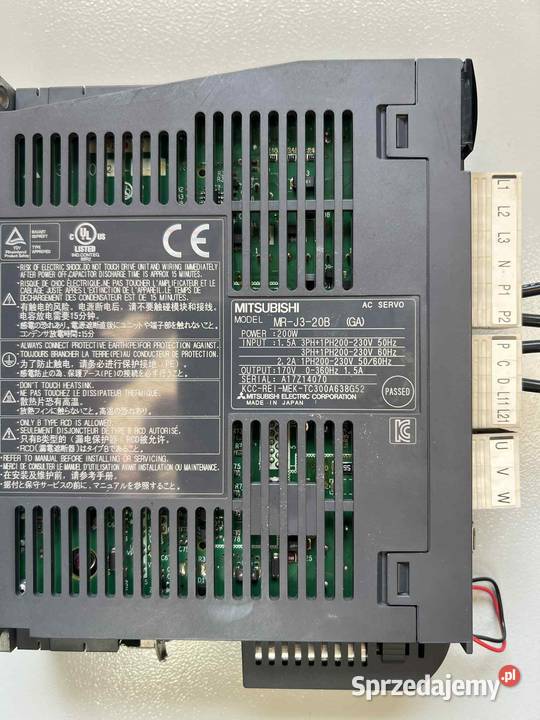 Serwo MITSUBISHI MRJ320B MITSUBISHI Bratoszewice