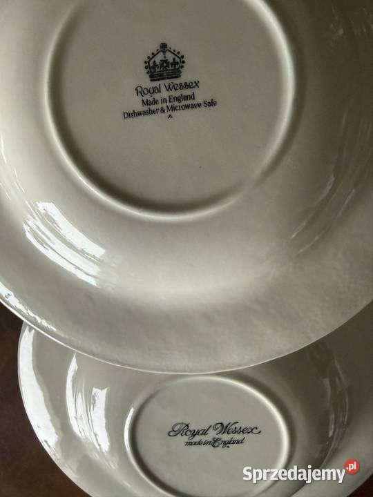 Royal wzór konie czerwone talerze głębokie Gorlice