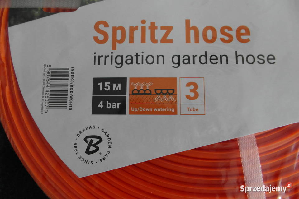 Wąż nawadniający Bradas 15m nowy