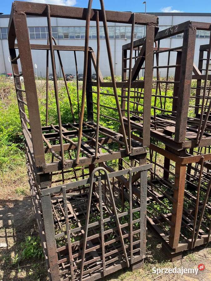 Kosz prętowy stalowy 120x80x100 pręt min fi16mm