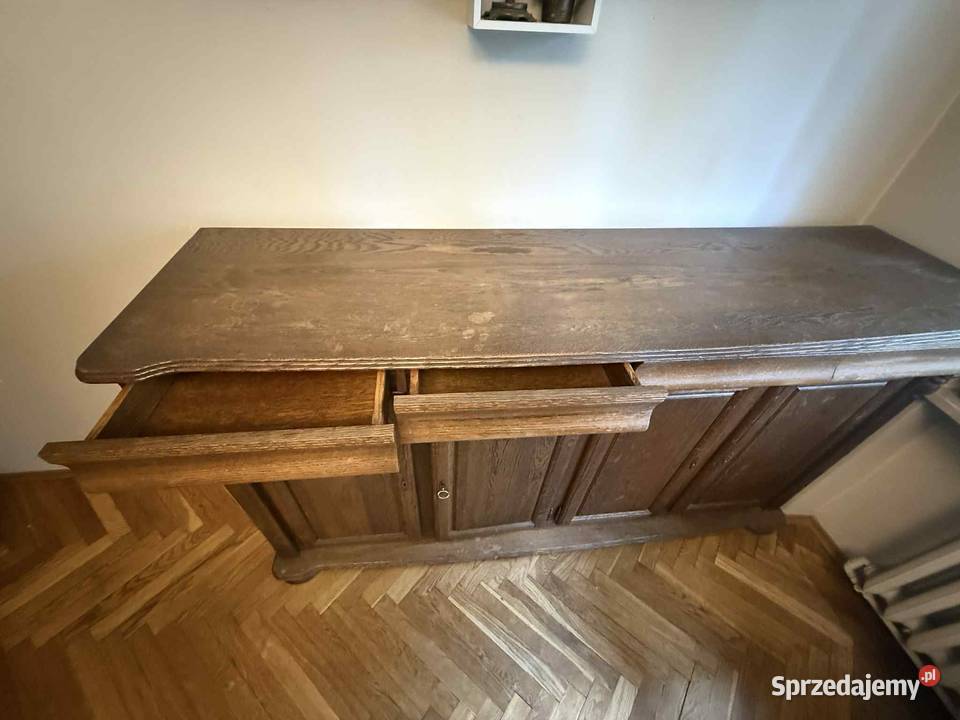 Komoda dębowa wysokość 110 szerokość 200 Kraków sprzedam