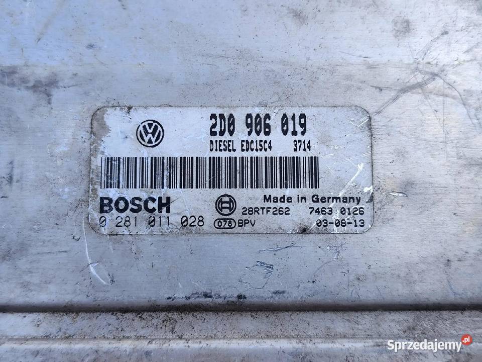 VW II LT 28TDI STEROWNIK KOMPUTER SILNIKA Przemęt
