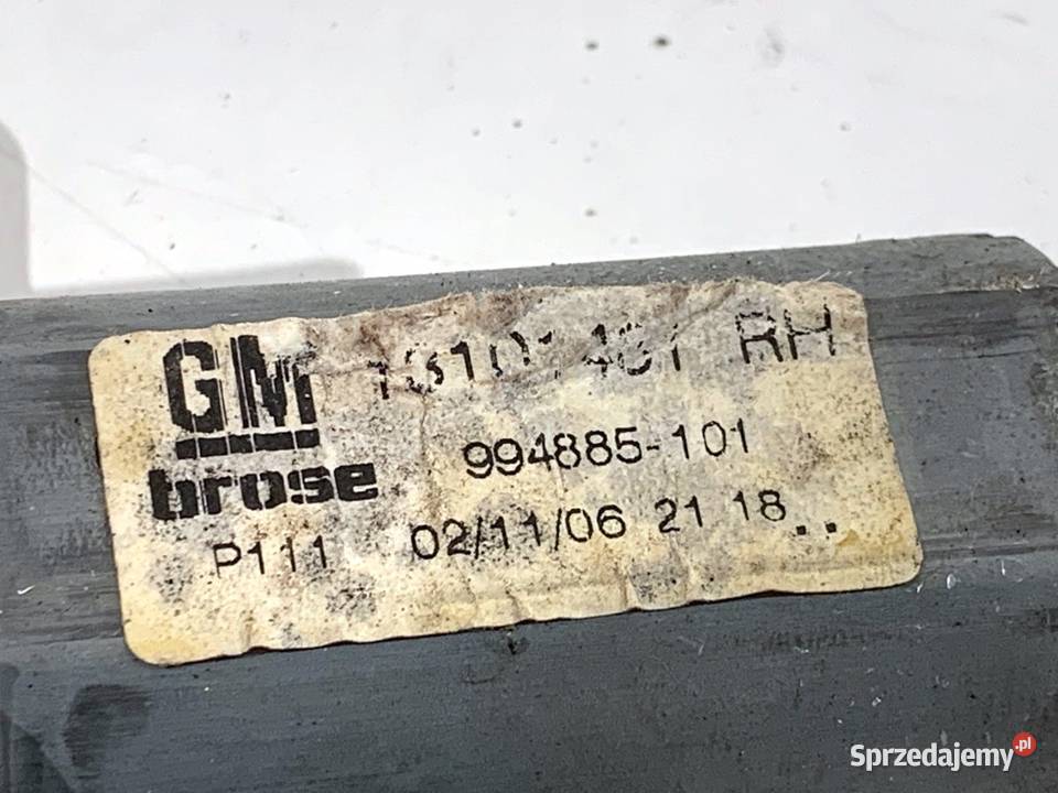 PODNOŚNIK SZYBY PRAWY PRZÓD OPEL ASTRA H podkarpackie sprzedam