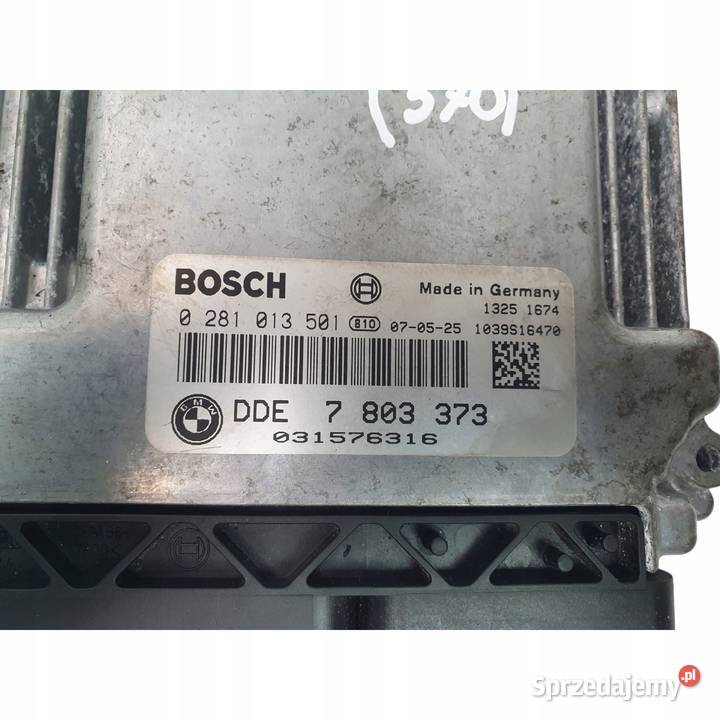 STEROWNIK SILNIKA komputer BMW E87 E90 E91 20 D lubelskie Chełm