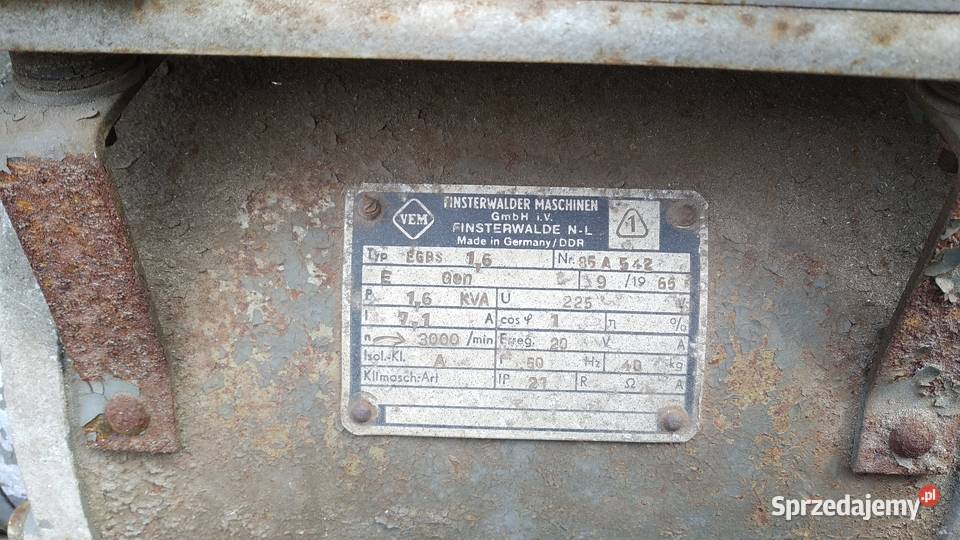 Agregat prądotwórczy 16 KV