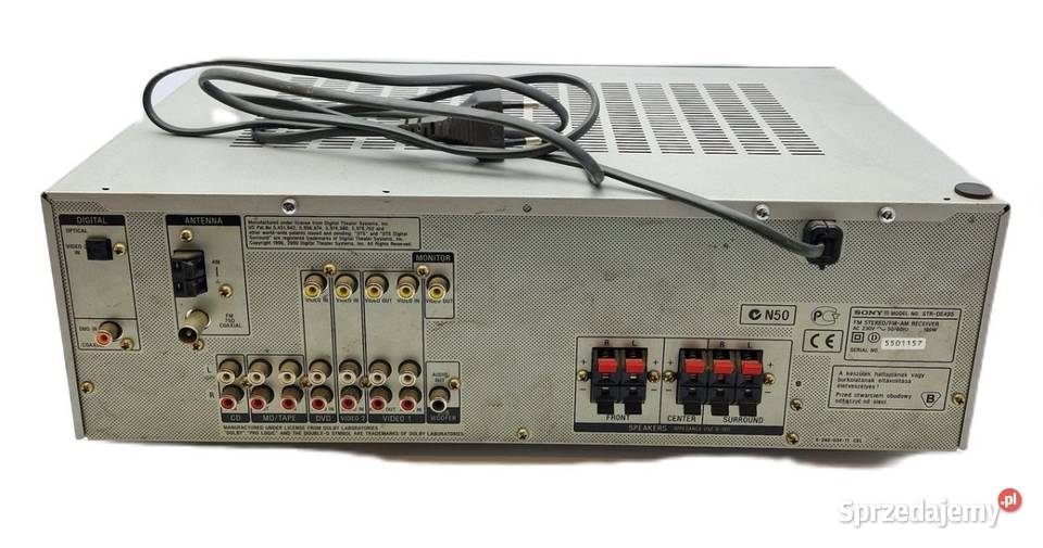 Amplituner SONY STRDE495 Zelów