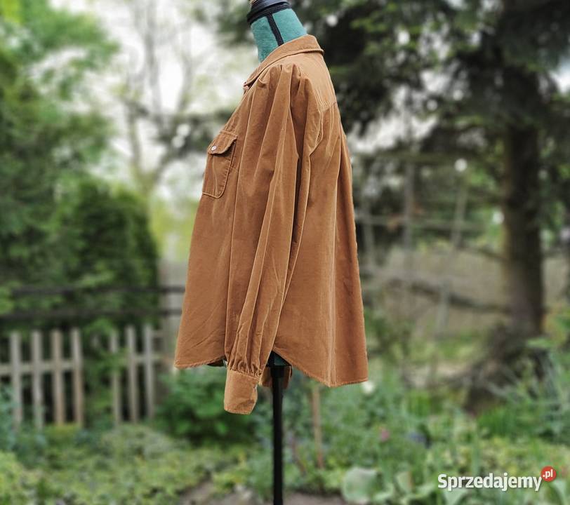 Koszula sztruksowa Kappahl 44 karmelowa retro Kappahl