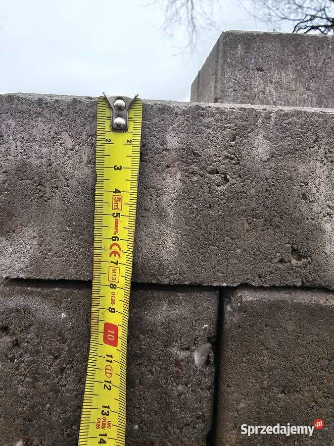 Kostka brukowa szara prostokątna łódzkie Łódź