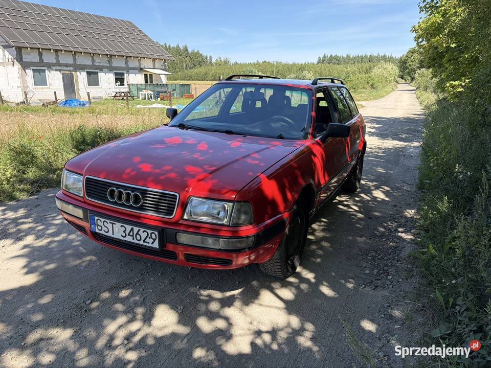 Audi 80 b4 19 tdi klima welurowa tapicerka Borzechowo