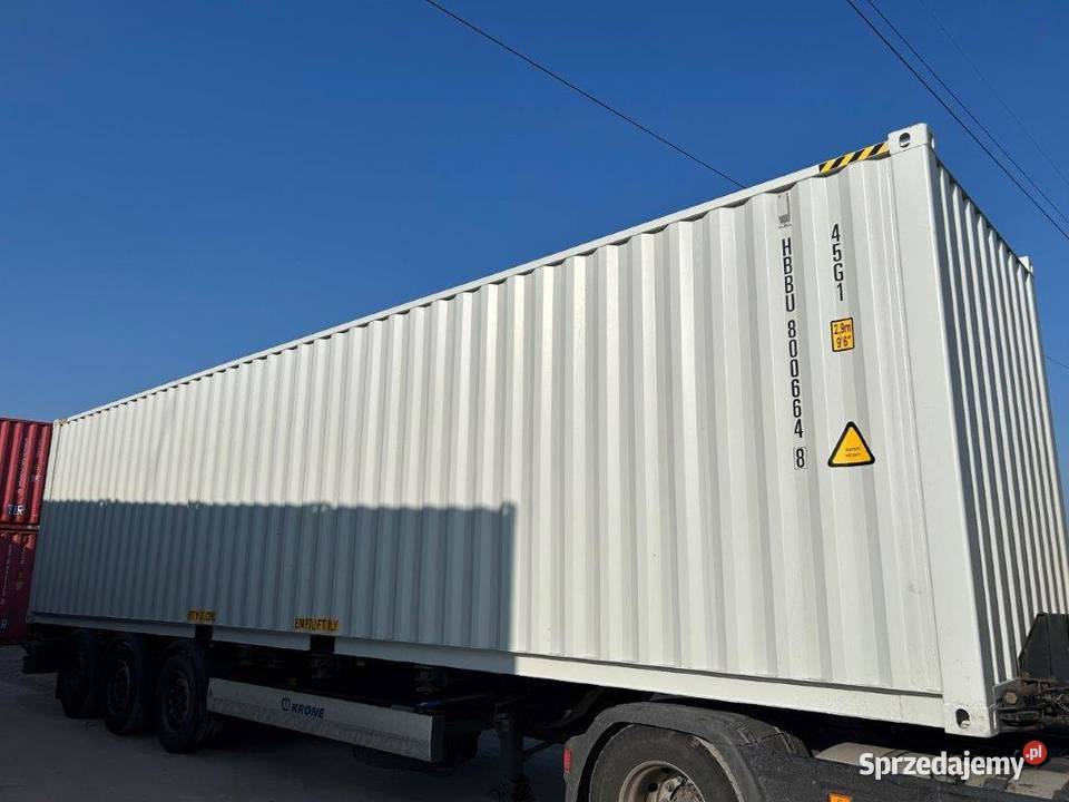 Kontener morski 40HC nowy One Way jasnoszary Warszawa sprzedam