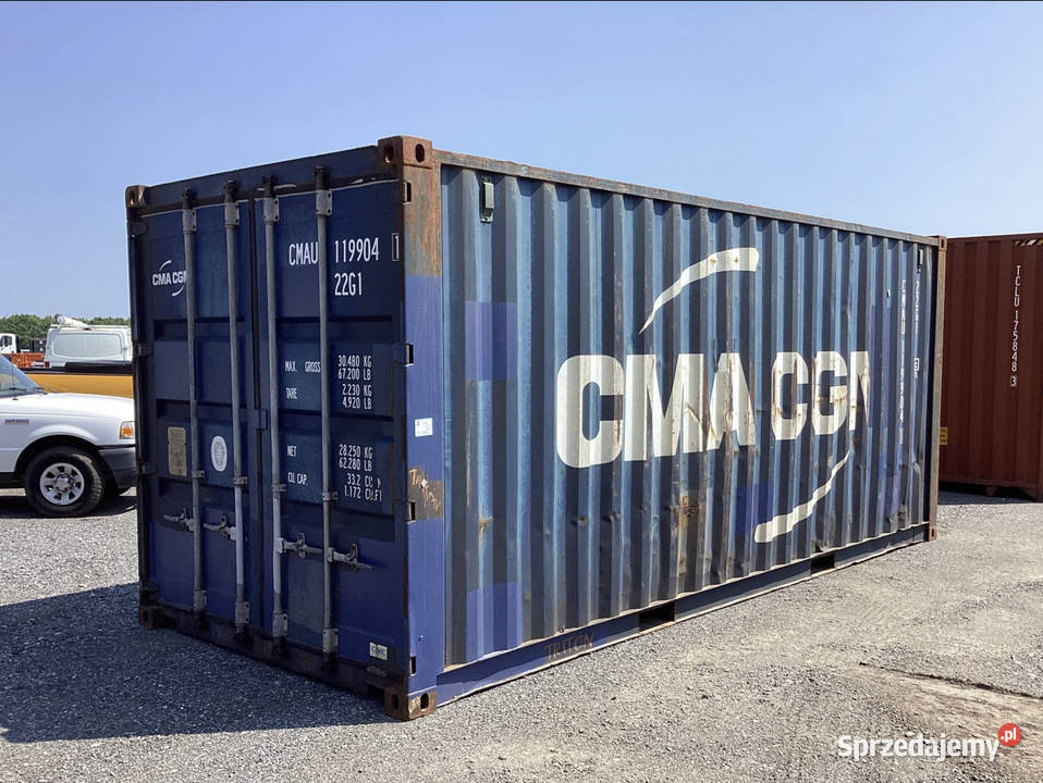 Kontener morski magazynowy 20DV 6 metrowy Dębica