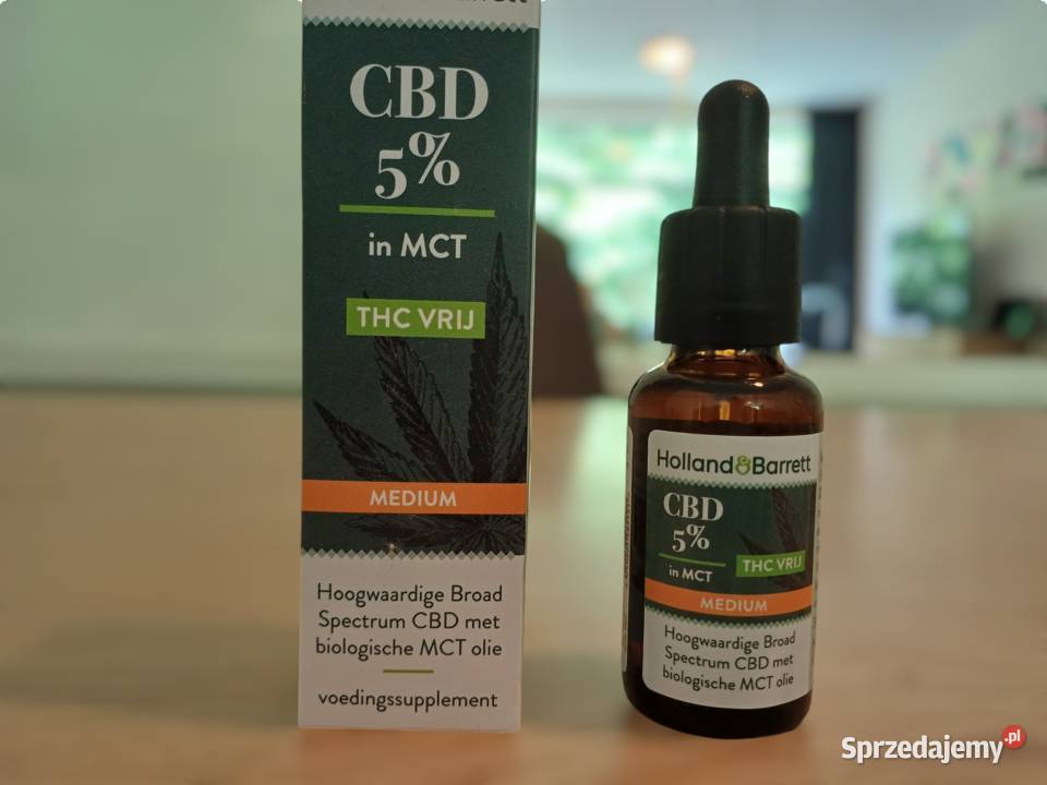 Olejek CBD 5 30ml Holland Barrett Holenderski Łódź sprzedam