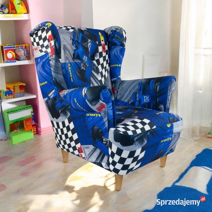 Fotel Uszak Mini Wzorzysty Chłopca Dostawa 0 Tarchały Małe