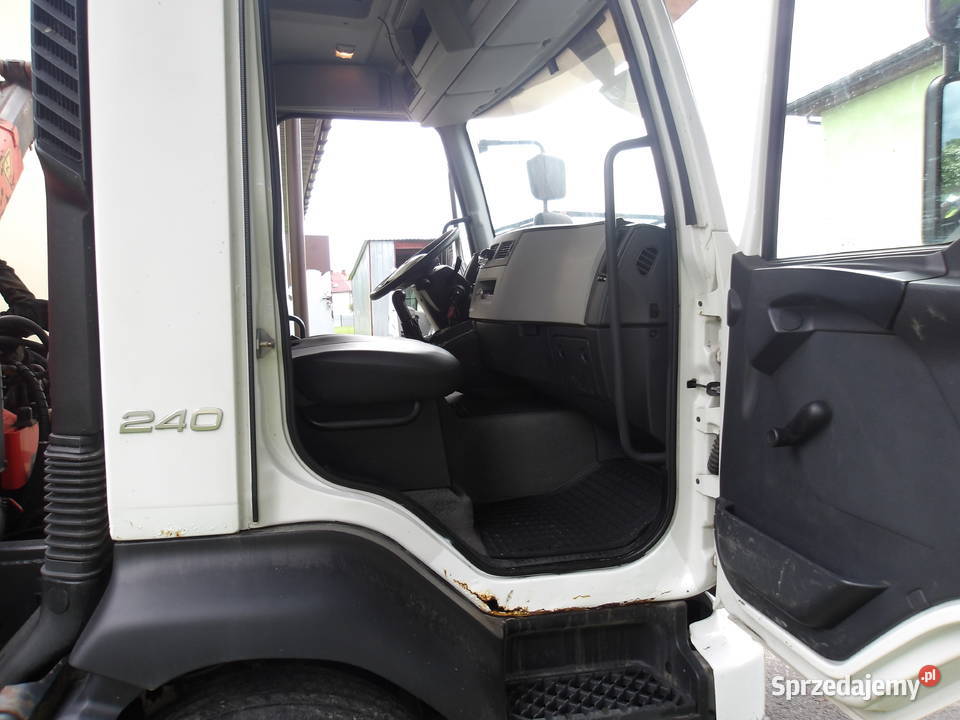 Volvo FL 240 wywrotka HDS Palfinger PK 6500 2007 biały Wolbrom
