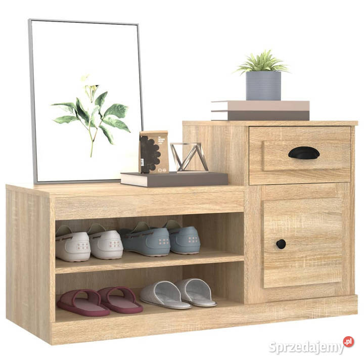 Szafka na buty dąb sonoma 100x42x60 materiał Warszawa
