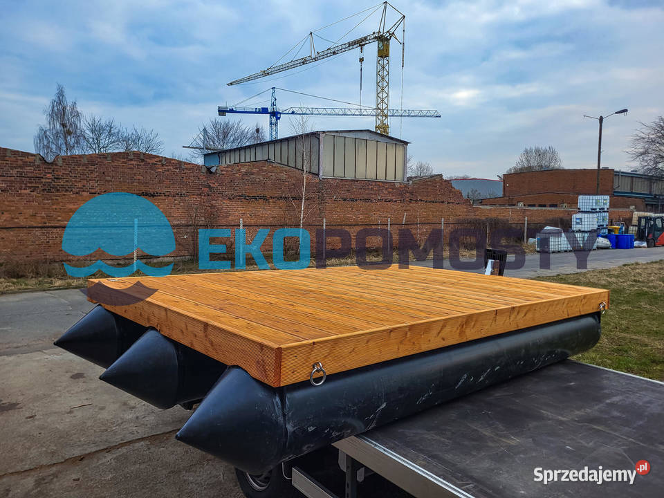 RĘKI Pomost pływający platforma pływająca Zielonka