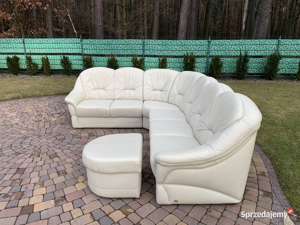 NAROŻNIK SKÓRA NATURALNA Kalety