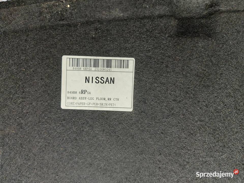 Nissan XTRAIL T33 IV 2023 Podłoga bagażnika sprzedam