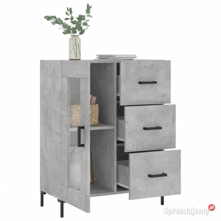 Szafka szarość betonu 695x34x90 materiał Warszawa
