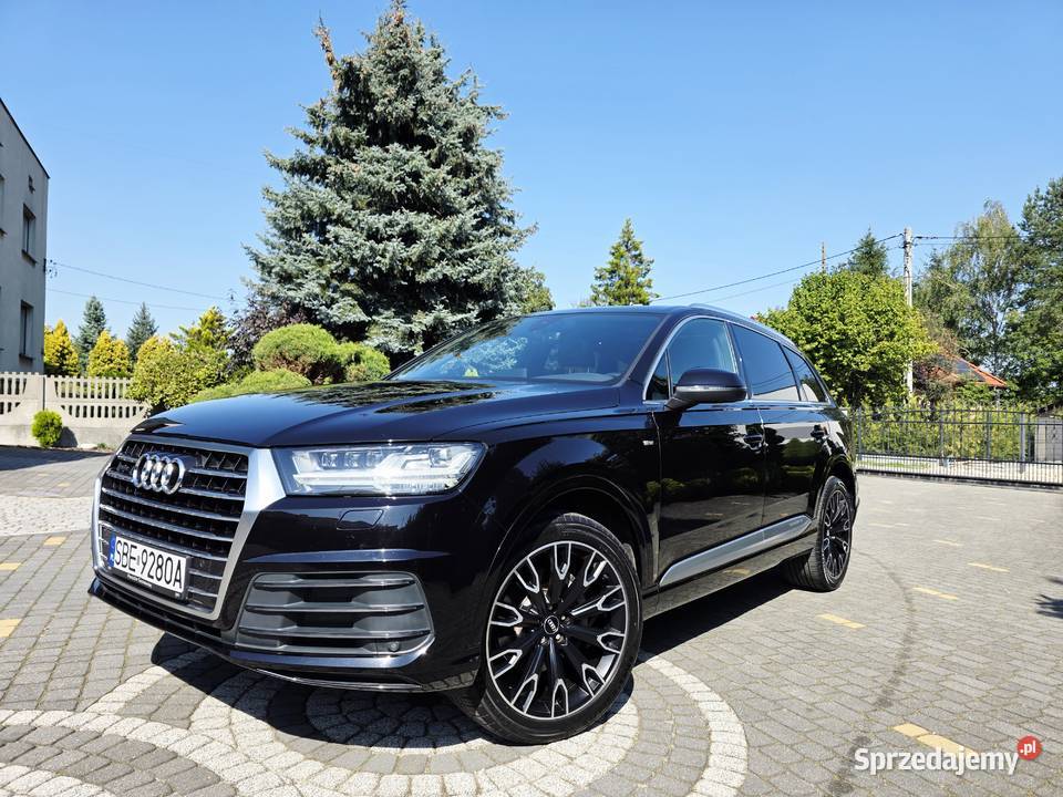 Audi Q7 30 TDI quattro S line Ultra Matrix LED kurtyny powietrzne Będzin sprzedam