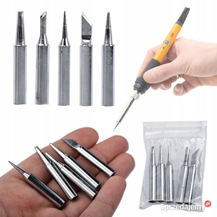 Zestaw Grotów Lutowniczych 900M 5 Śr 6mm Dł 26mm Dom i Ogród Ludźmierz