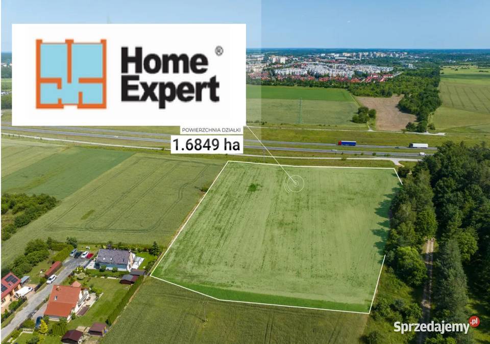 Działka Inwestycyjna 16 849 m2 Lubina MEDIA Obora sprzedam