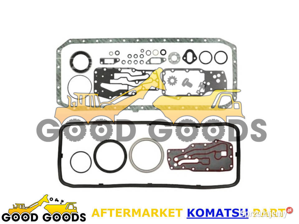 KOMATSU USZCZELKI DOŁU SAA6D114 6754229130 Części do maszyn budowlanych Władysławów