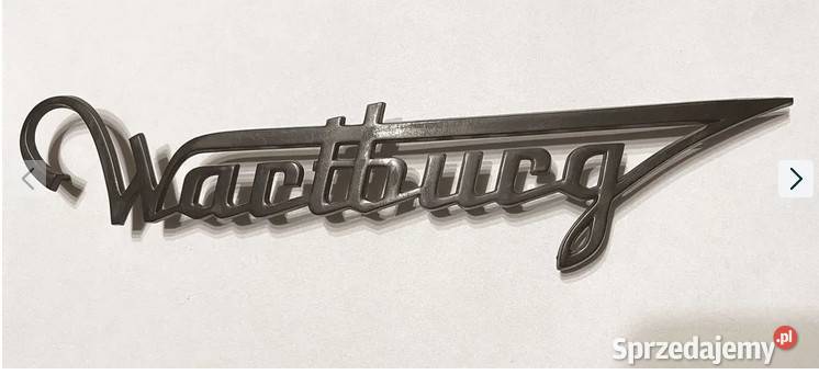 Napis emblemat Wartburg nie używany małopolskie Wolbrom sprzedam