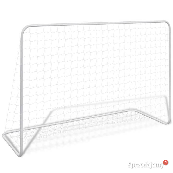 Bramka piłkarska z siatką 182 x 61 x 122 stalowa