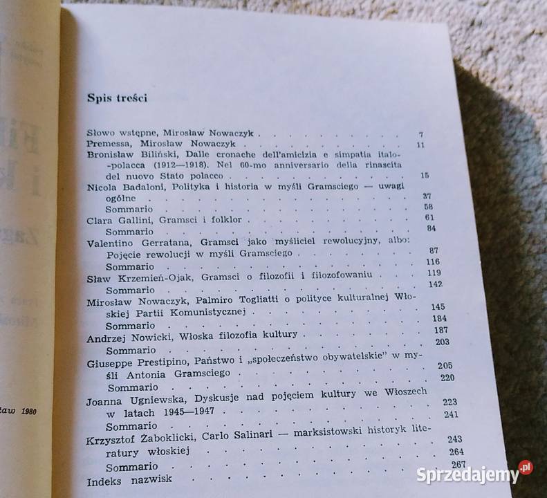 Filozofia i kultura włoska zagadnienia pomorskie Gdańsk