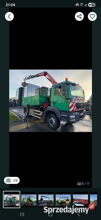 MAN TGM 18290 4X4 HDS 65T Palfinger PK12000 143m Samochody ciężarowe Bystrzyca Kłodzka