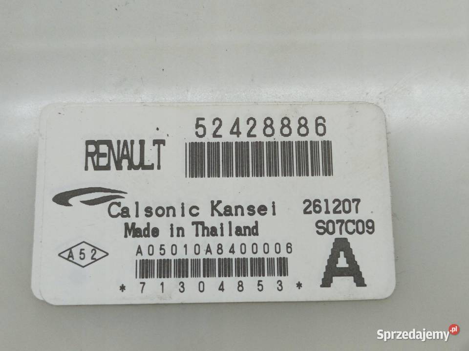MODUŁ KLIMATYZACJI 52428886 Renault Laguna III sprzedam