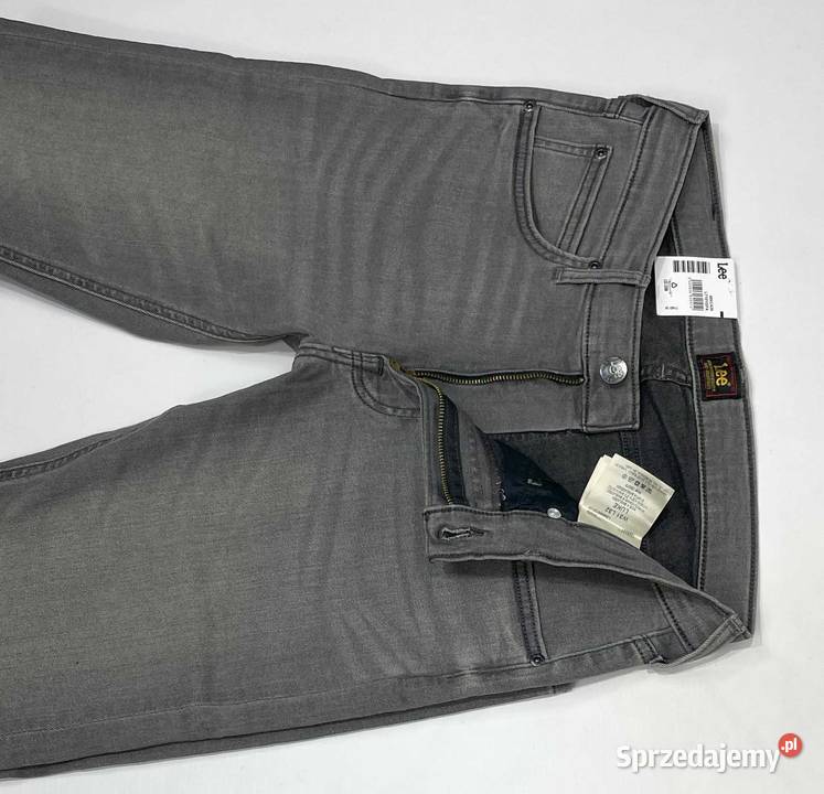 Spodnie męskie jeansy Lee Luke Rainstorm W31 L32 szary/srebrny Białystok