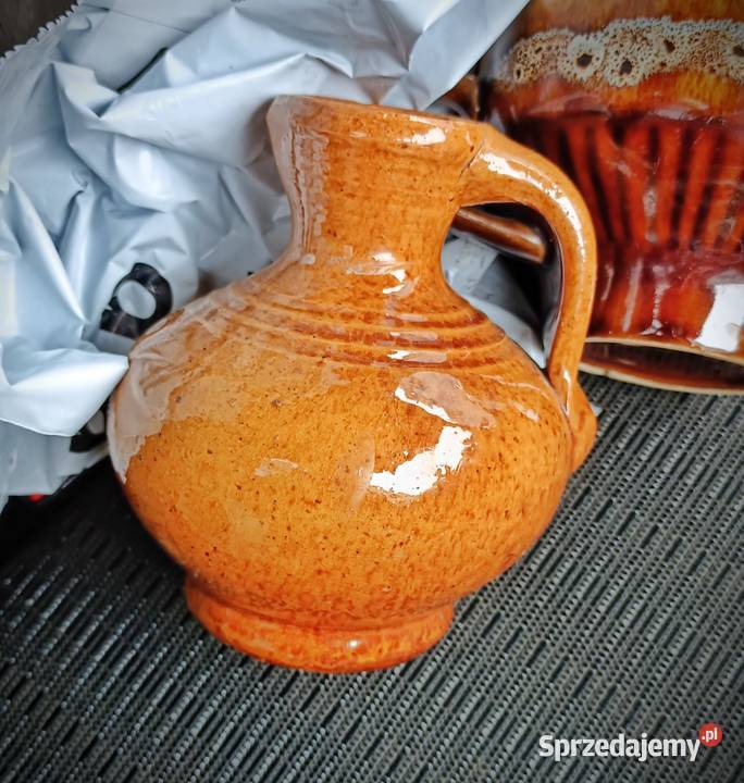 Ceramiczny wazon Vintage w stylu fat lava Gorzów Wielkopolski