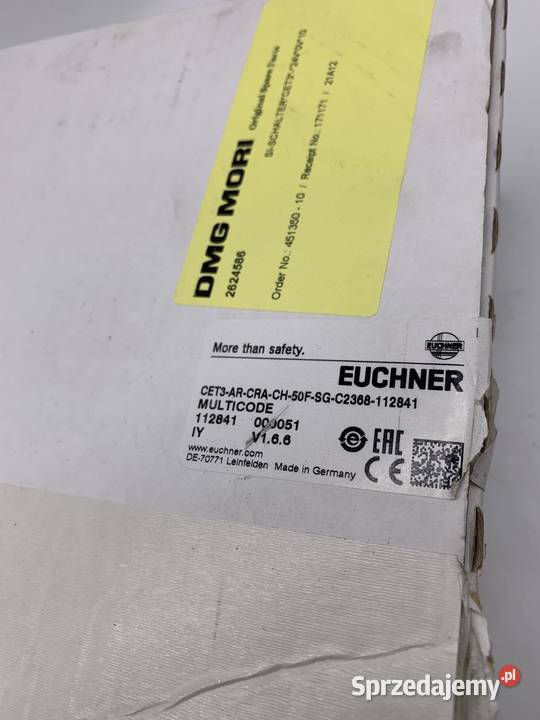 Euchner CET3 AR CRA CH 50F SG C2368 112841 Warszawa