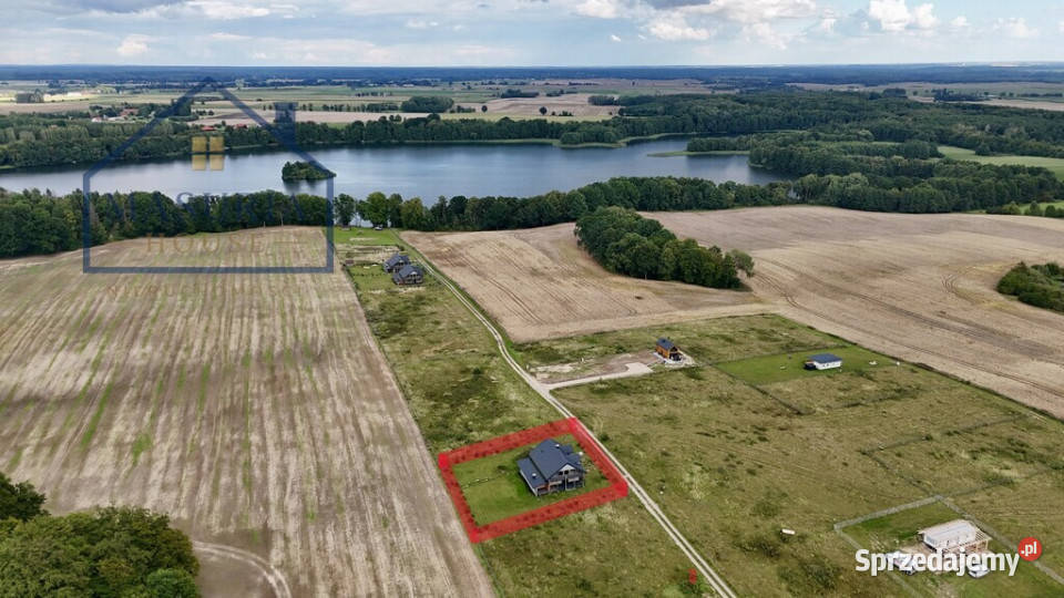 Nowy dom w Wielowsi jeziorem Jaśkowskim garaż Wielowieś