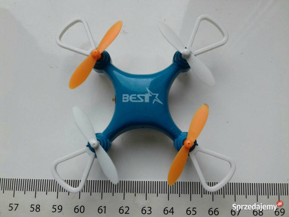 Dron Mini zdalnie sterowany Nowa zabawka pomarańczowy Bydgoszcz sprzedam