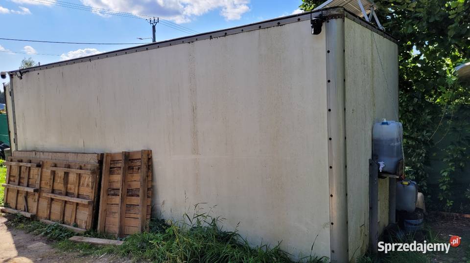 Kontener samochodowy na działkę budowę schowek